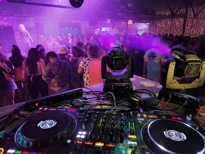 DJ performing at MILK+ nightclub in Salt Lake City